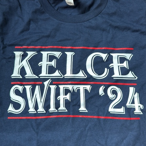 Swift & Kelce '24 Tee Taylor Swift Vote Shirt - Picture 2 of 4